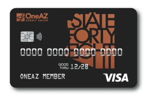 VISA® State Forty Eight credit card from OneAZ Credit Union