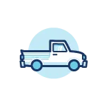 used auto - pickup truck icon